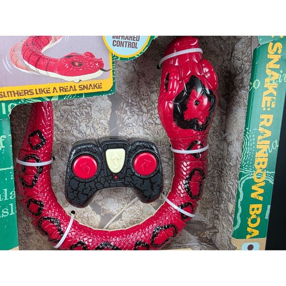 Terra by Battat RC Rainbow Boa Snake Infrared Remote Control Toy 6+ - Picture 3 of 6